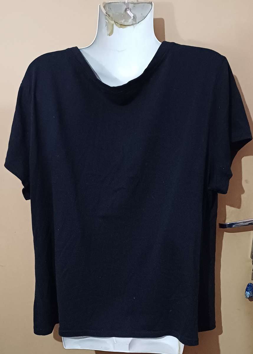 Ladies - Black Top - Make - Image - Size - XXL