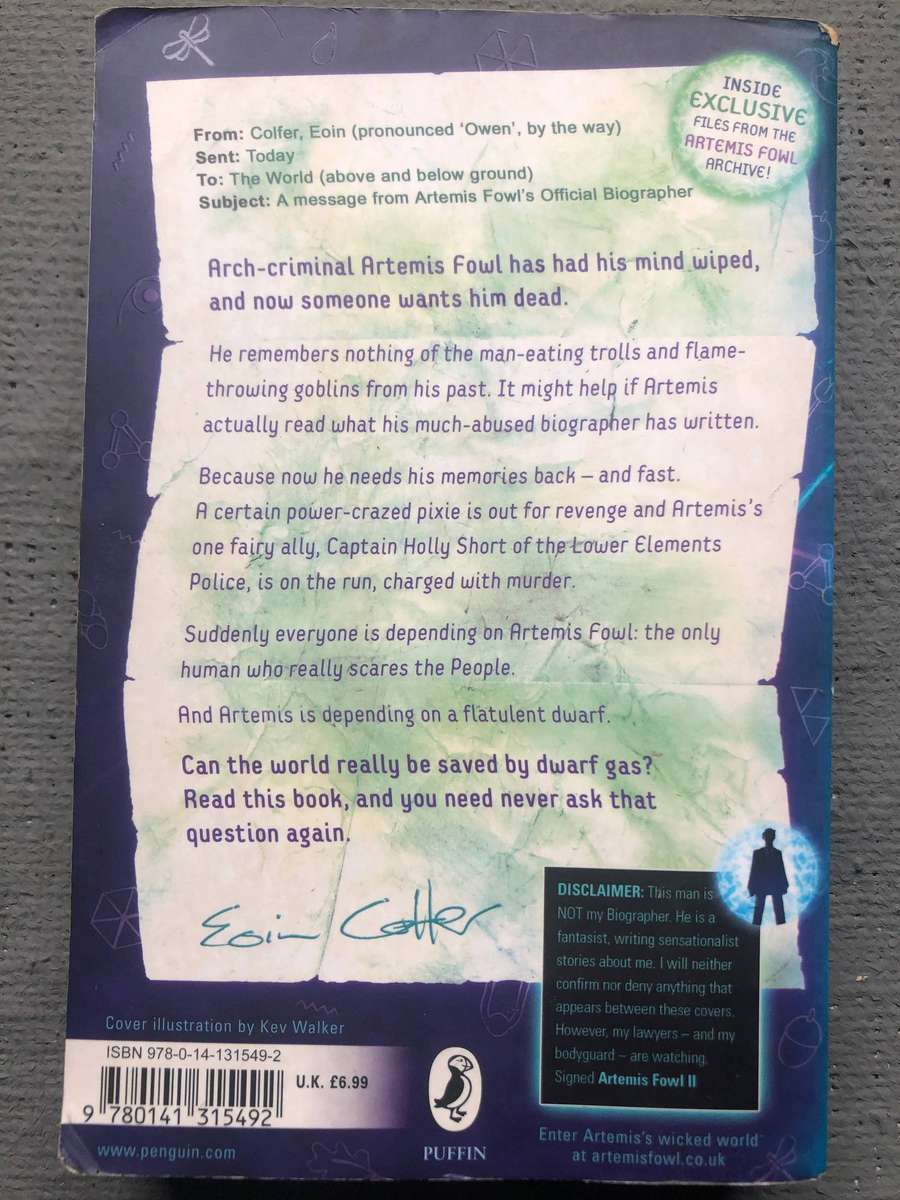 Artemis Fowl and the Opal Deception - Eoin Colfer
