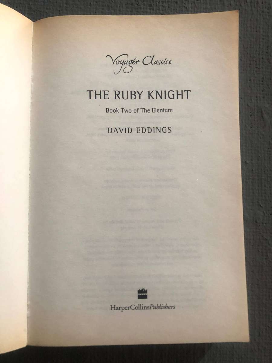 The Ruby Knight (Voyager Classics) - David Eddings