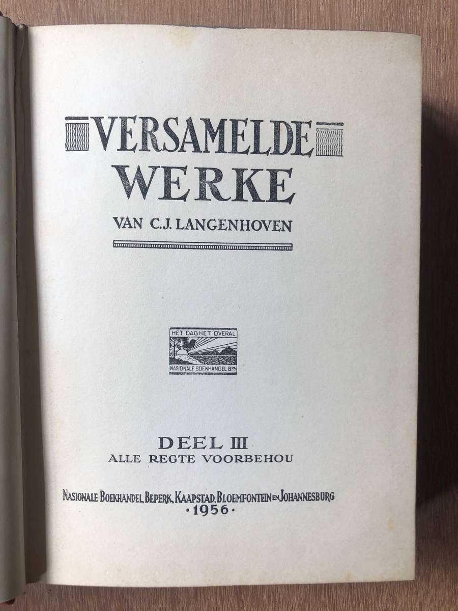 Versamelde Werke van C.J. Langenhoven: Deel 3