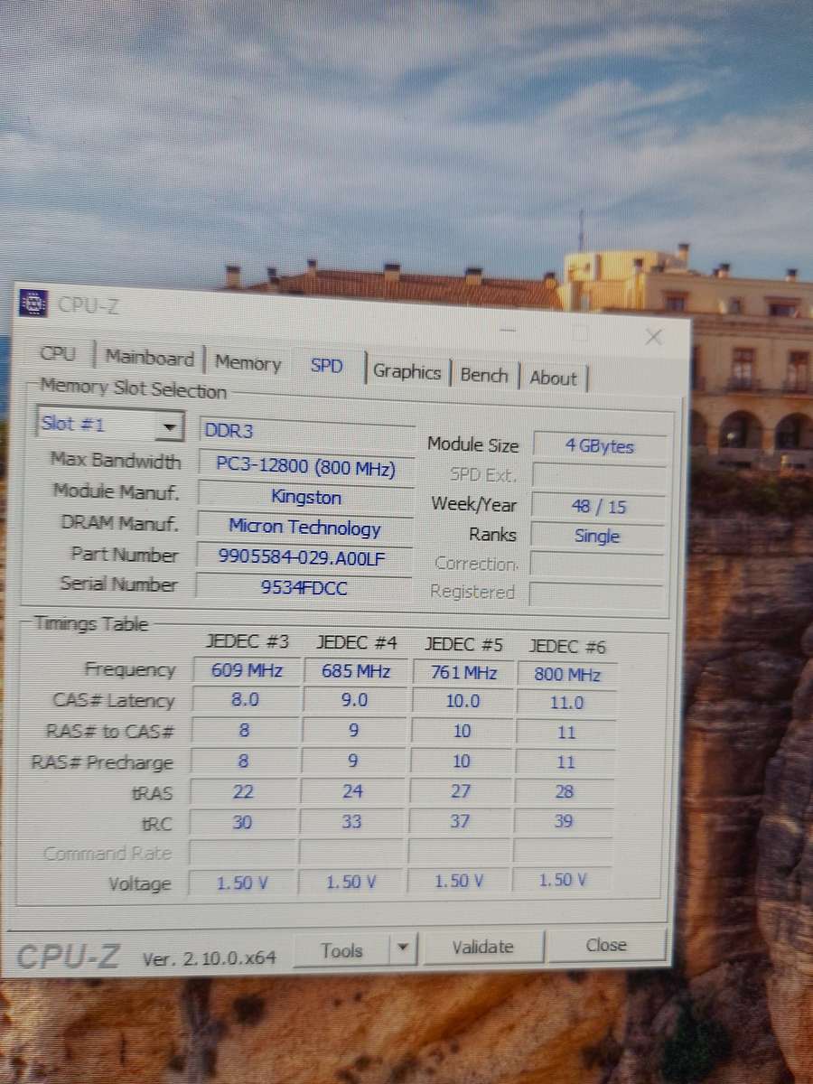 8gb DDR3 RAM (2x 4gb)