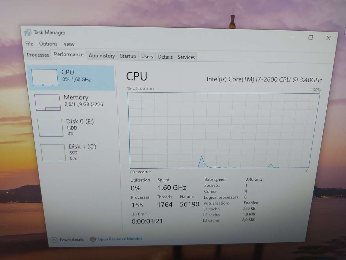 i7 2600 (2nd Gen) CPU