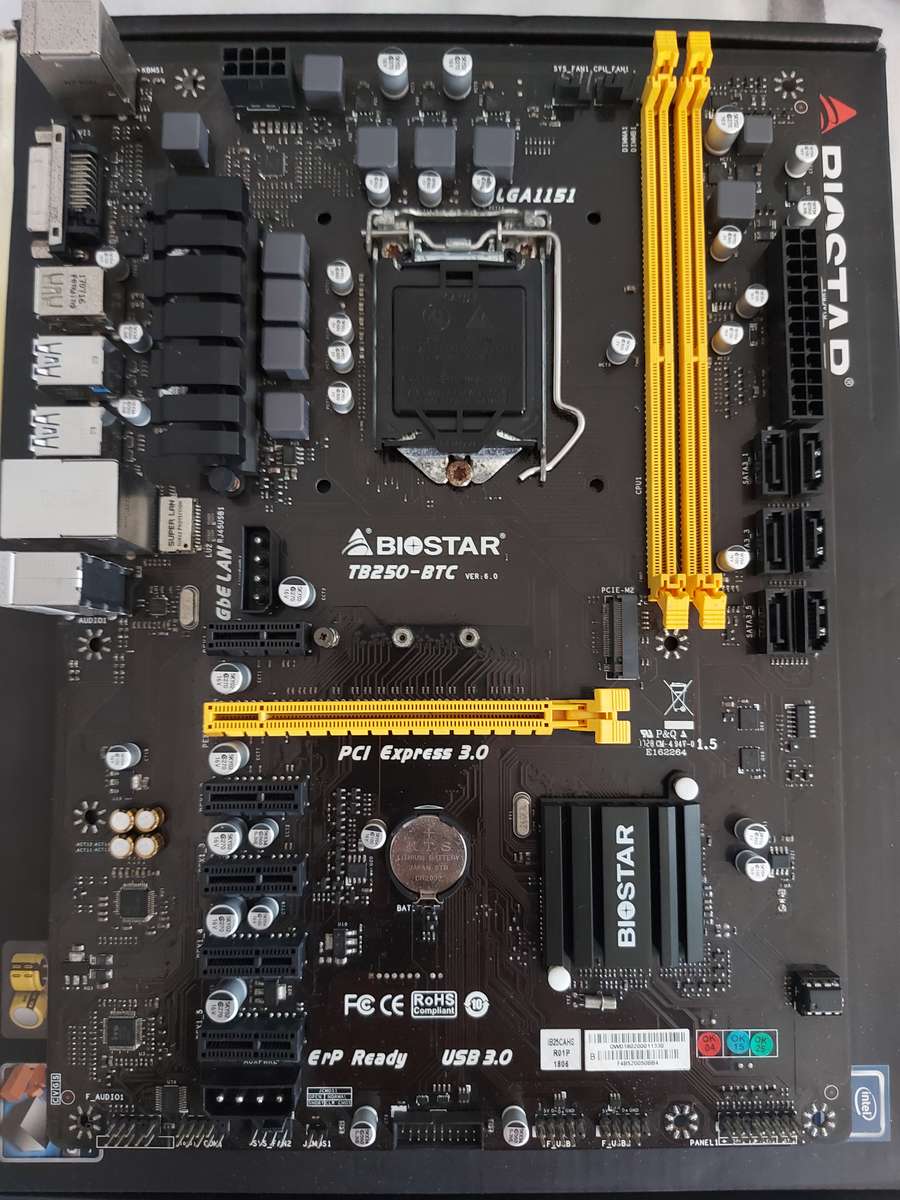 Biostar TB250-BTC (6th-7th gen) motherboard