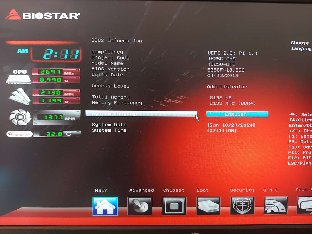 Biostar TB250-BTC (6th-7th gen) motherboard