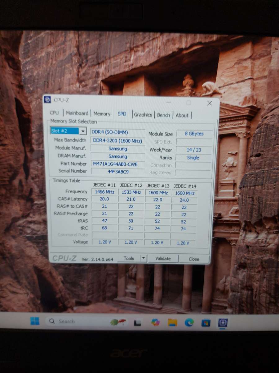 8gb ddr4 Laptop Ram 3200mhz