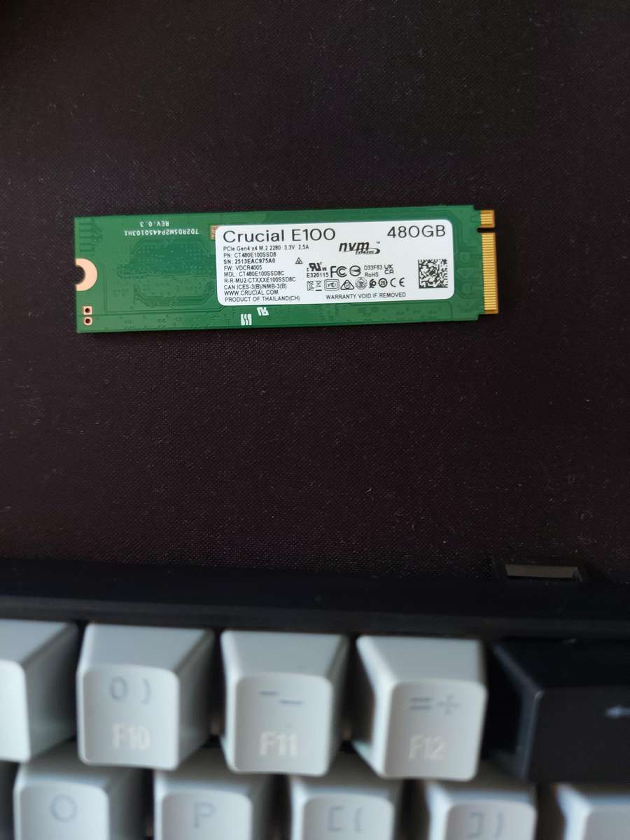 480gb M.2 Nvme Gen 4 (Windows 11 installed)