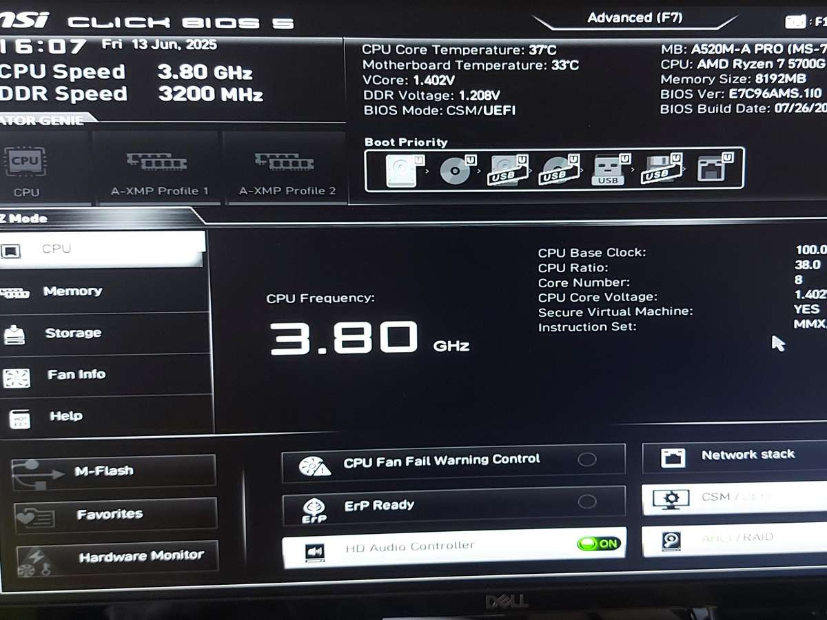 Ryzen 7 5700G + Motherboard + Ram **Bargain**