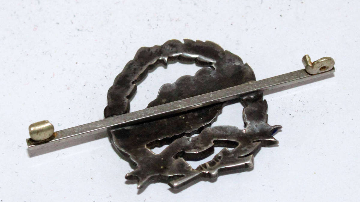 WW2 SA Armoured Corps Silver Sweetheart brooch