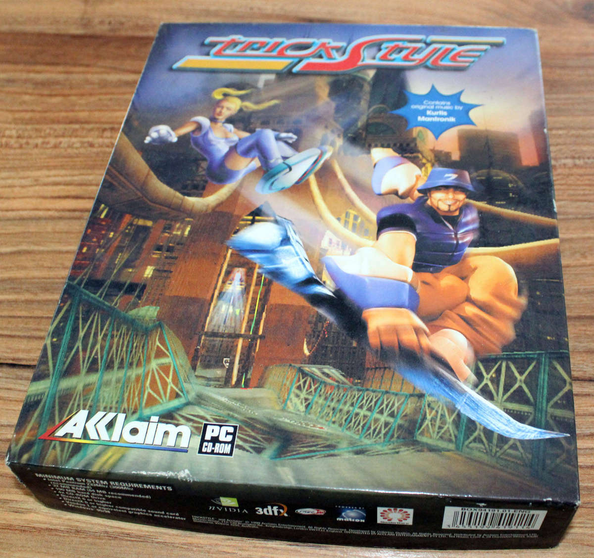 Empty PC game big box -Trickstyle