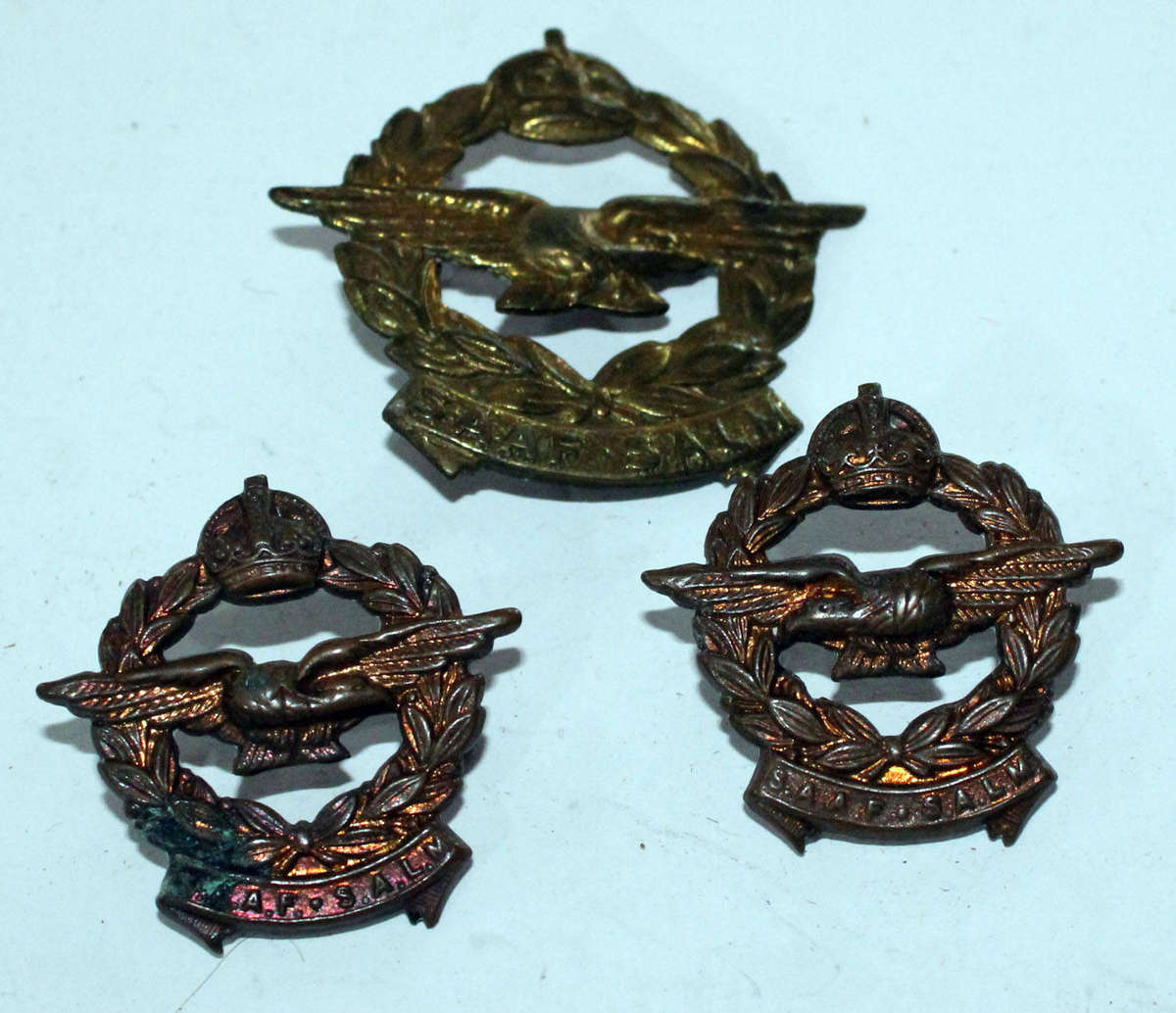 WW2 SAAF badge set