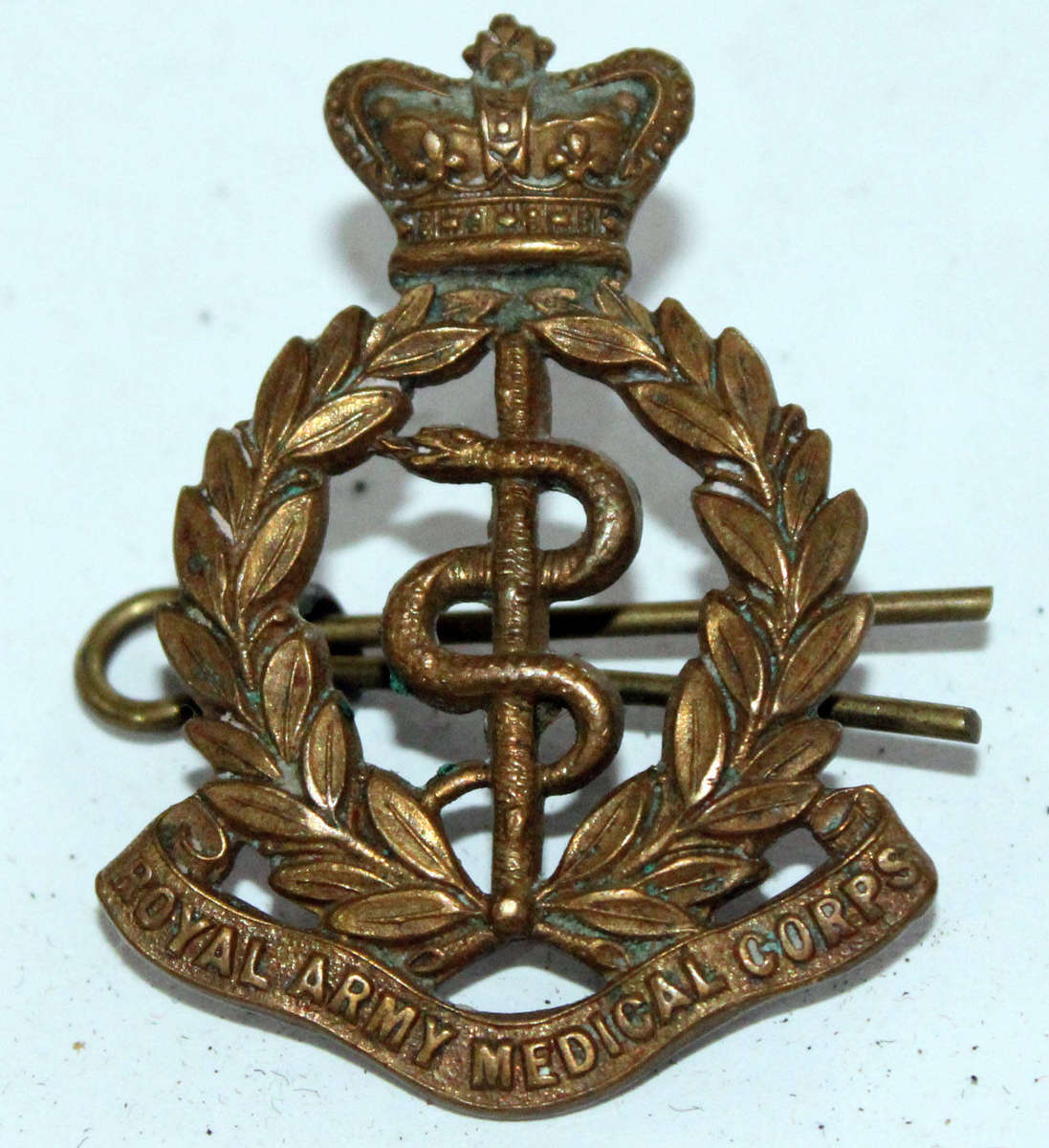 Victorian Royal Army Medical Corps cap badge