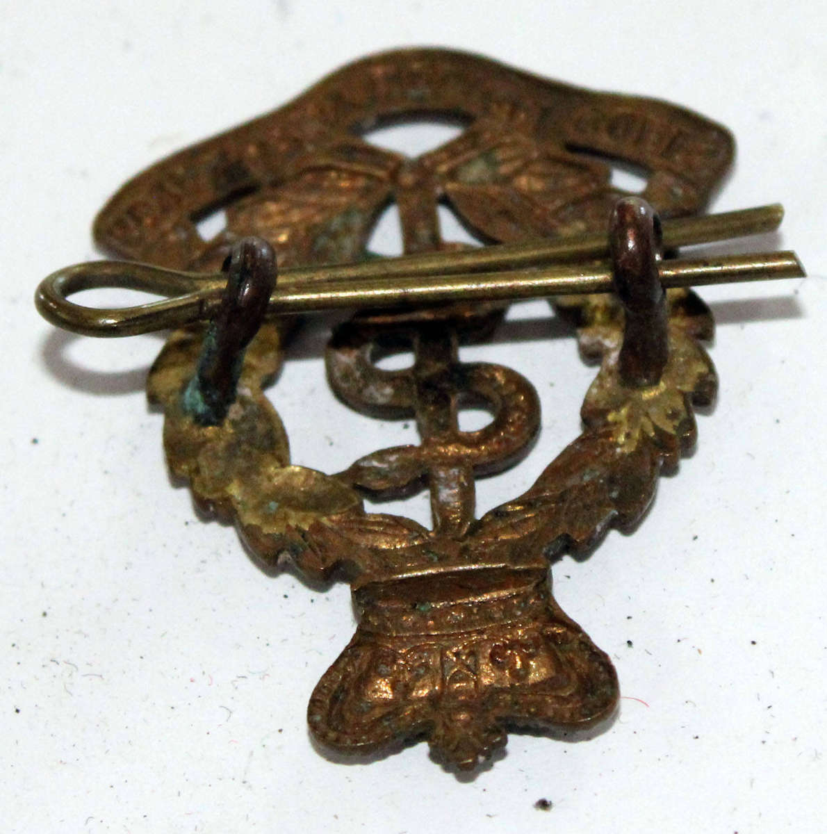 Victorian Royal Army Medical Corps cap badge
