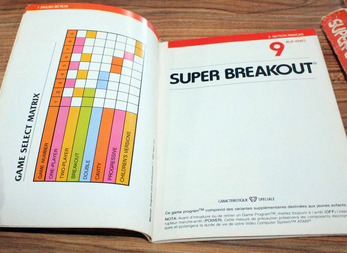 Atari Video Computer System - Super Breakout