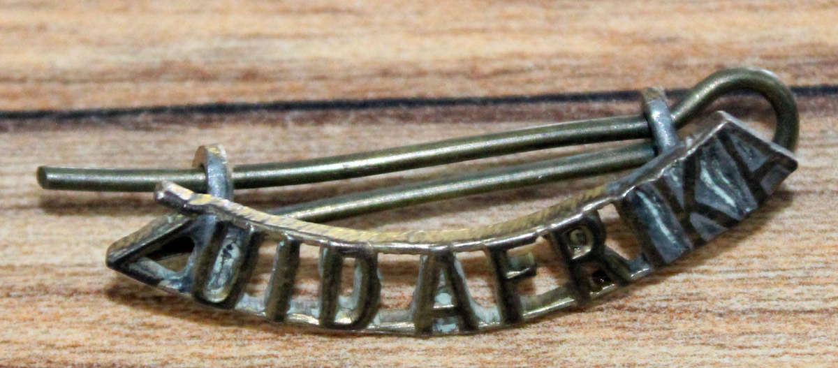 WW1 South African shoulder title