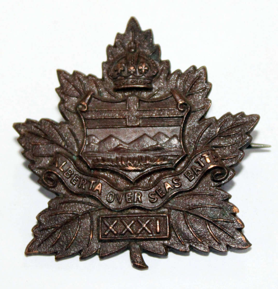 WW1 Canadian 31 Albert Overseas Battalion badge
