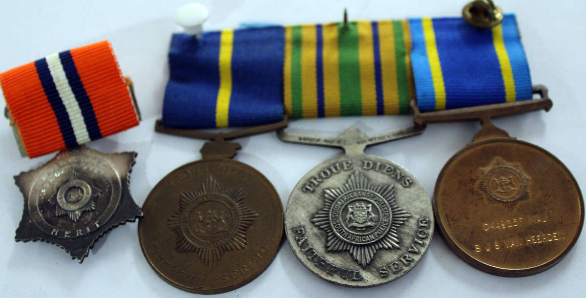 SAP medal group awarded to a Colonel