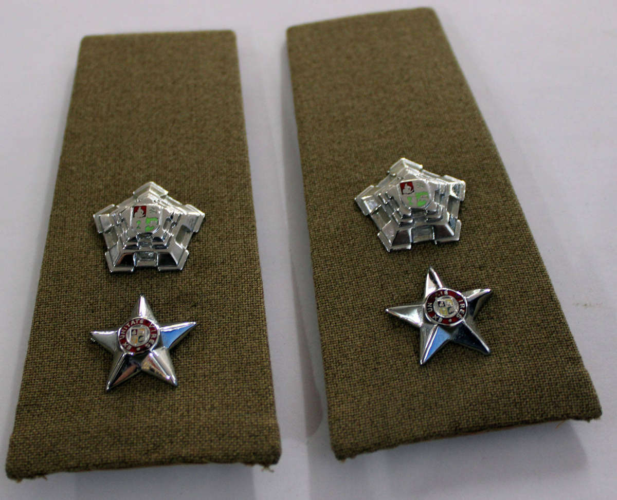 SADF Commandant cheese board ranks