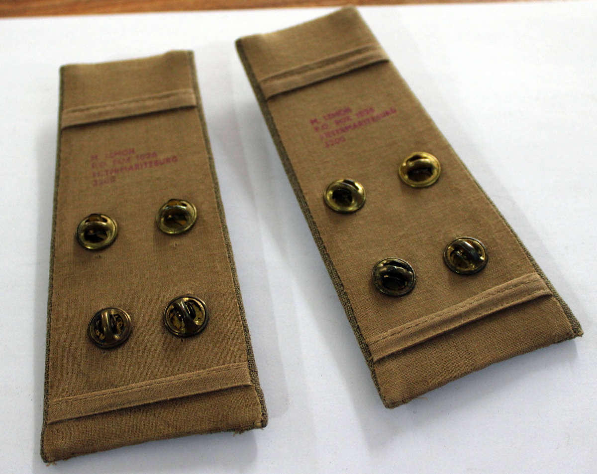 SADF Commandant cheese board ranks