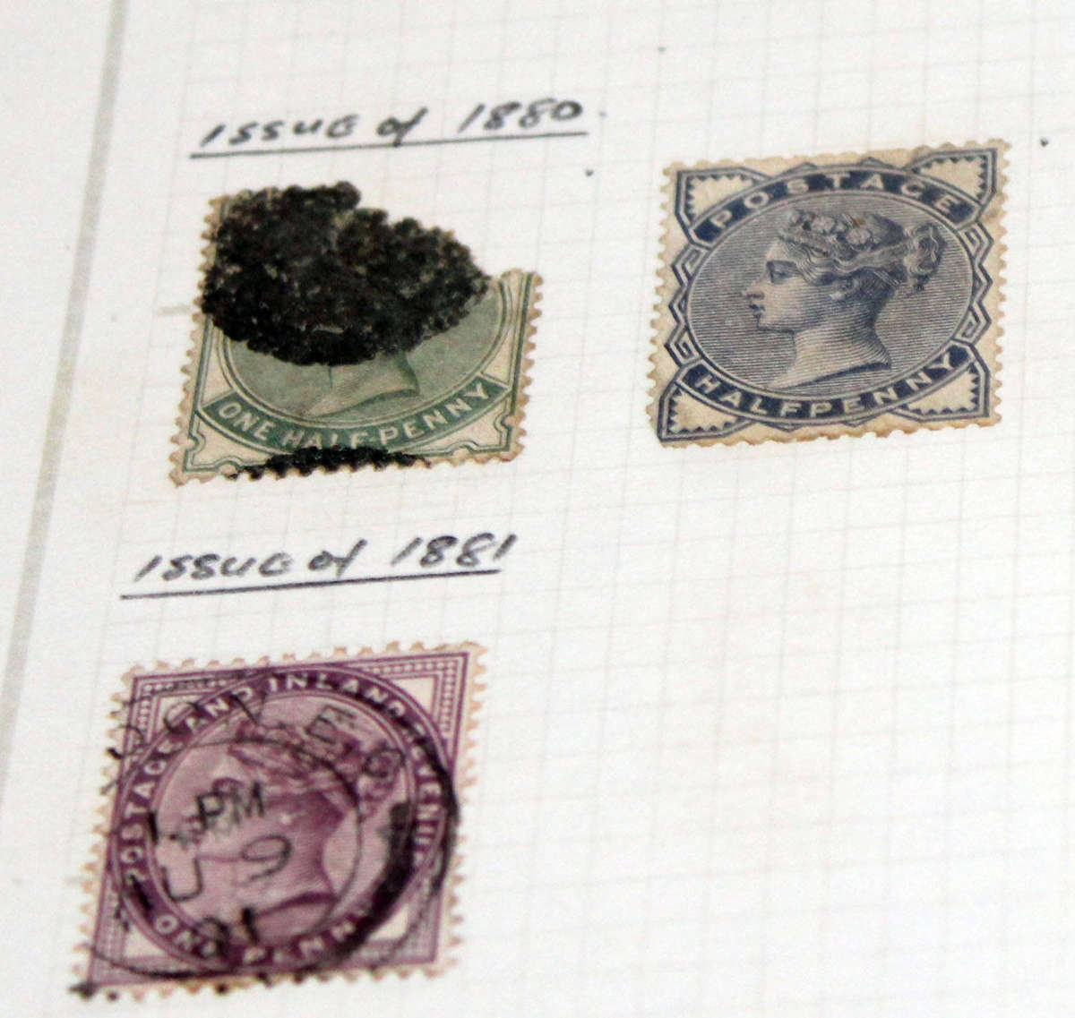 British Stamp collection going from 1840 to 1955 (including penny black)