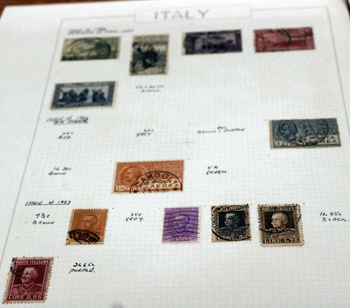 Italian Stamp collection going from 1863 to 1948