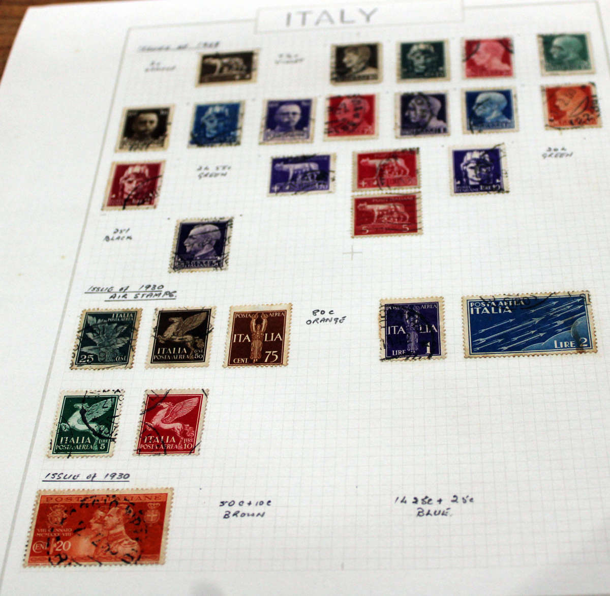Italian Stamp collection going from 1863 to 1948