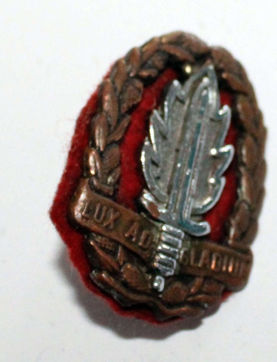 SADF Army Intelligence School beret badge