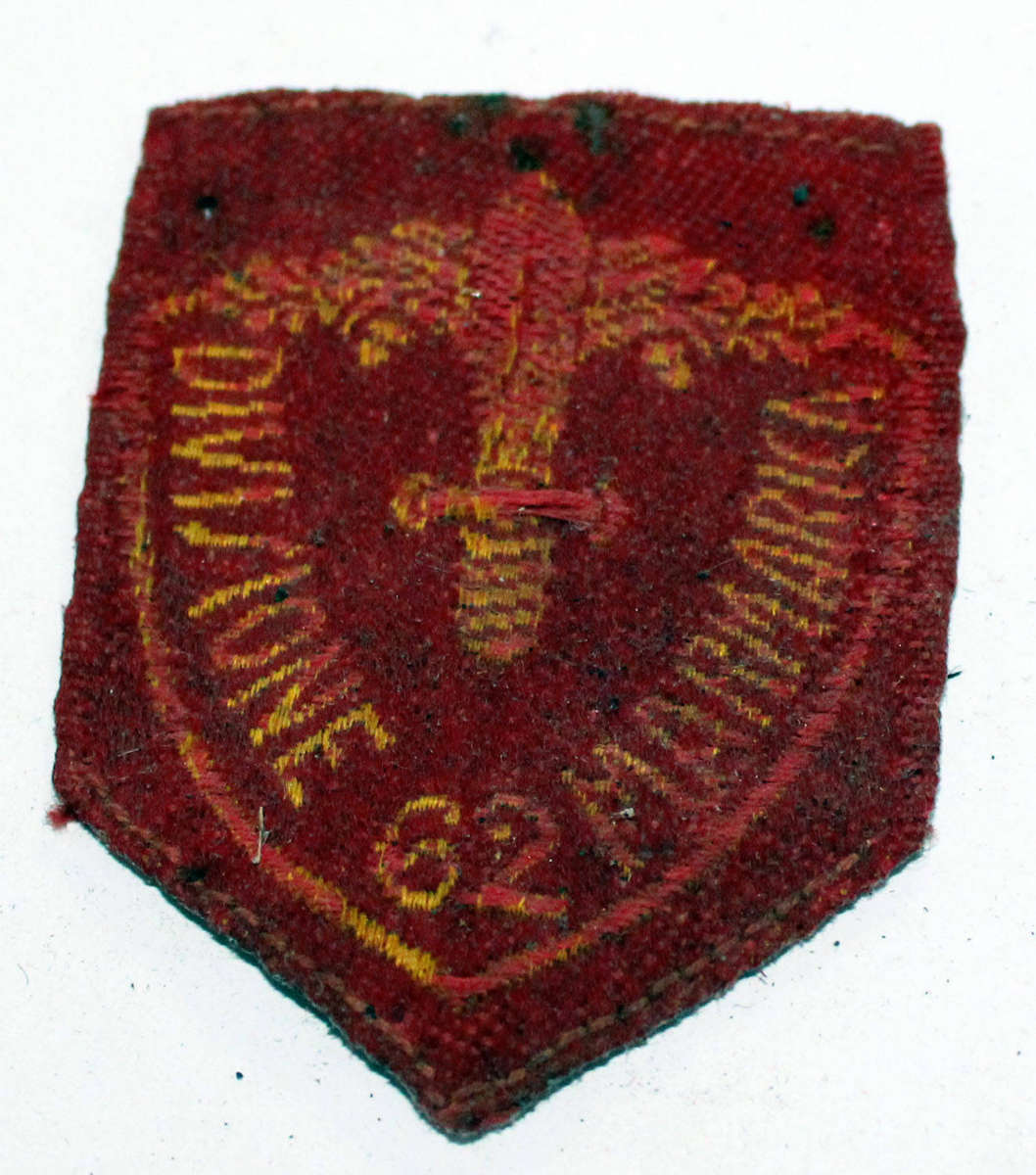 WW2 Italian 62 Division Marmarica cloth badge