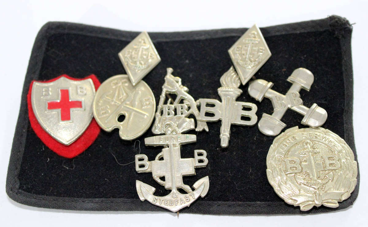 Boys Brigade badge lot