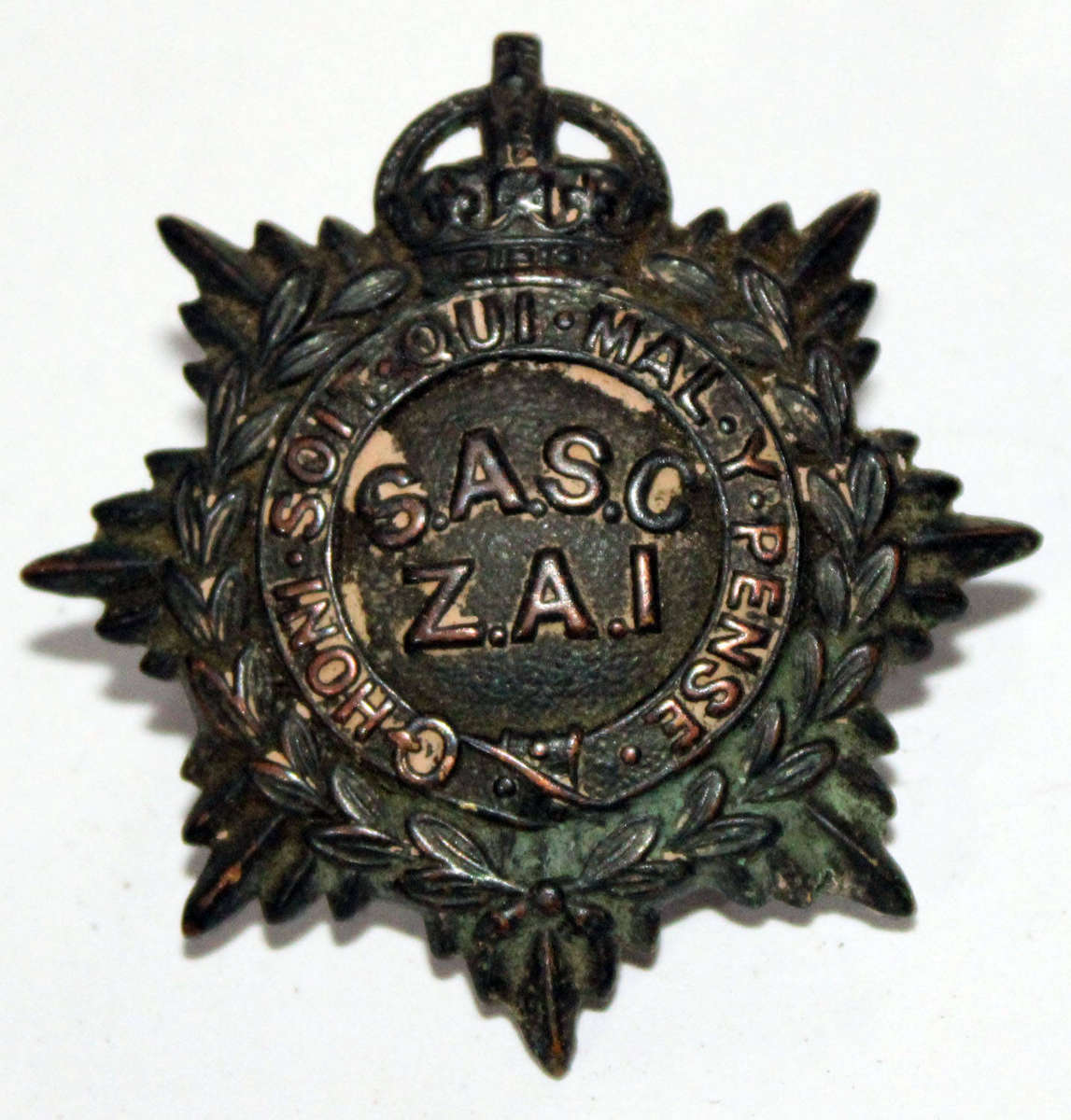 WW1 SA Service Corps Cap badge