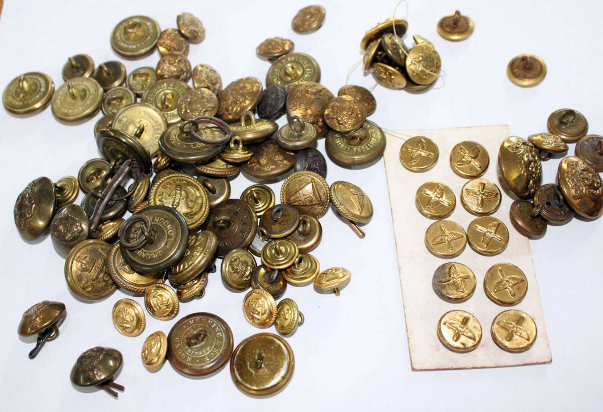 Military button lot
