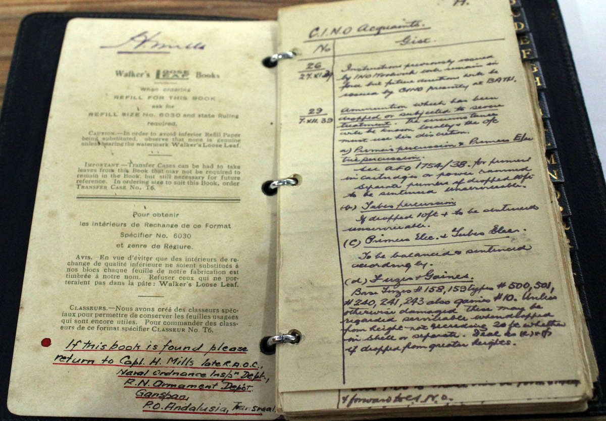 Original WW2 Diary/ Notebook