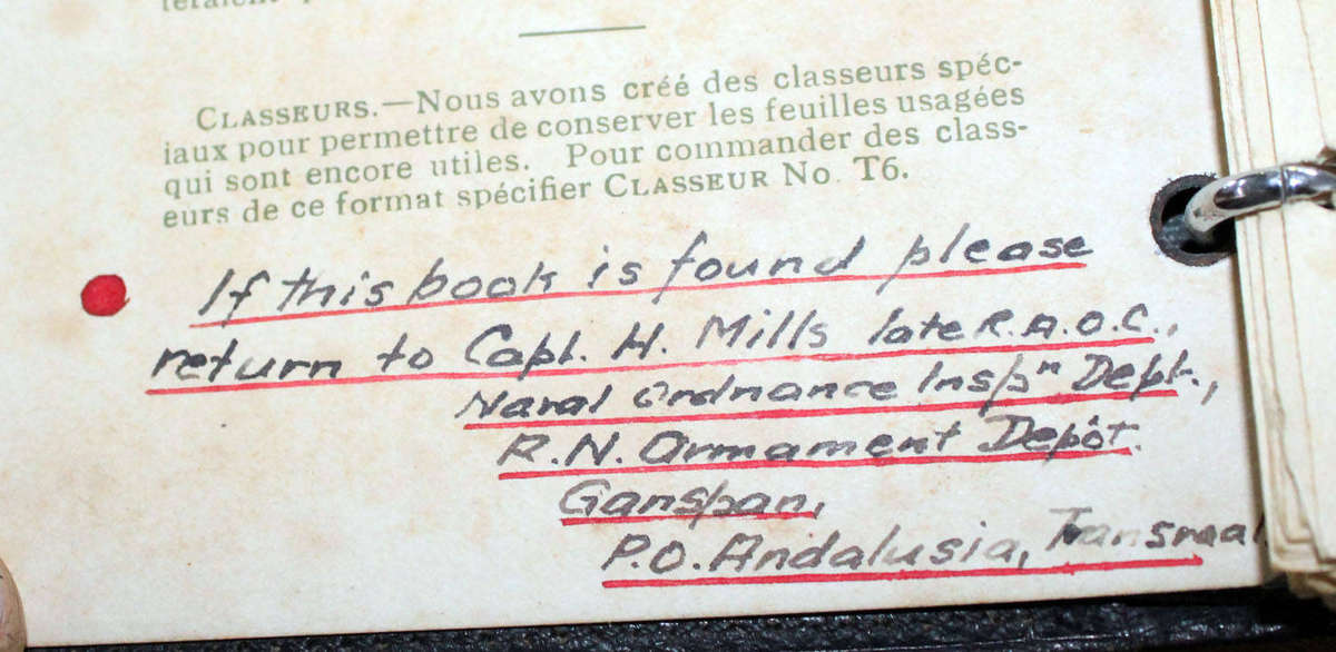 Original WW2 Diary/ Notebook
