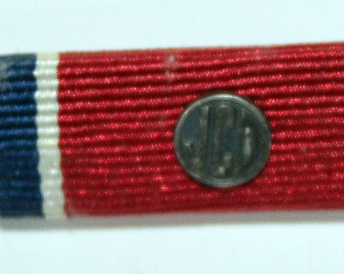 Ribbon bar with JCD ribbon decoration