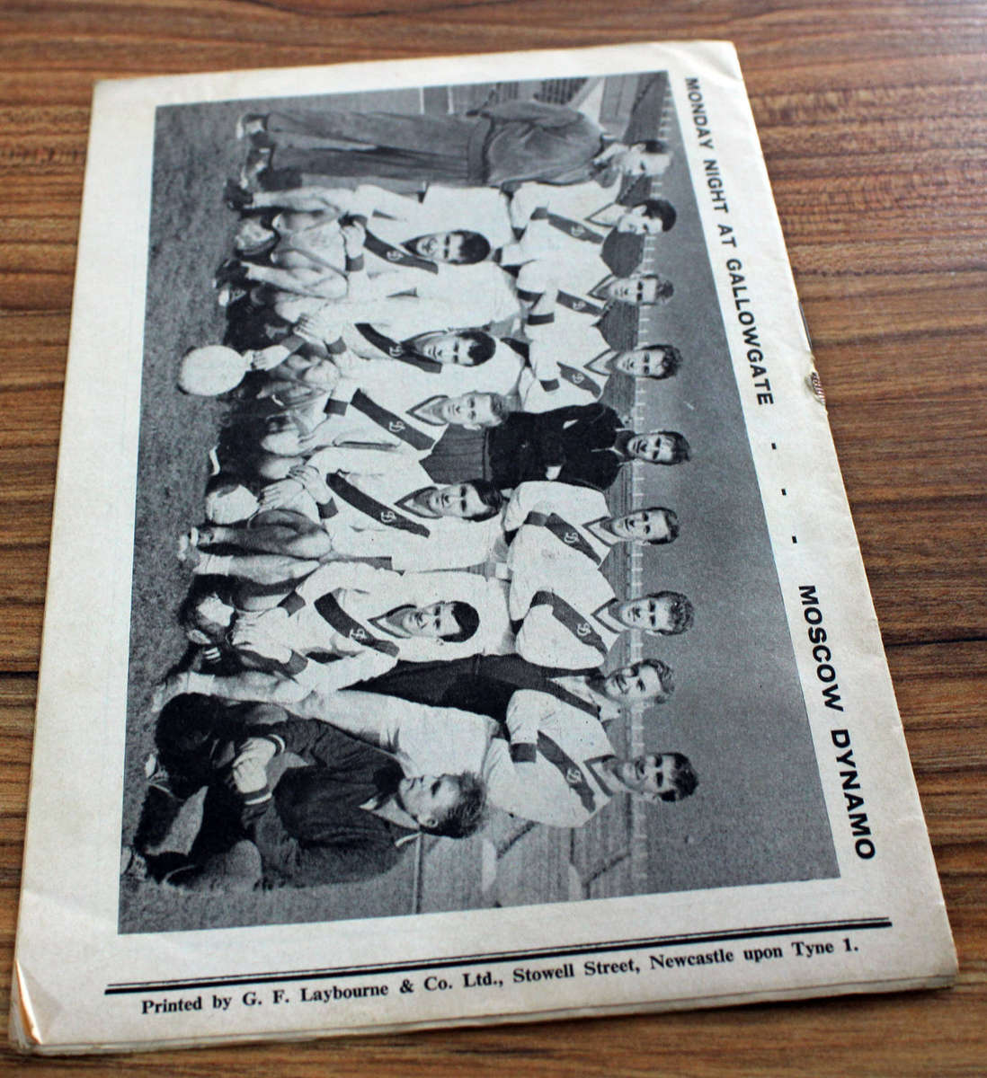 Soccer match programme: Newcastle vs Leicester 1965