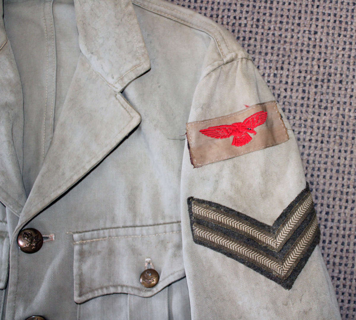 WW2 Royal Airforce NCO's khaki drill tunic