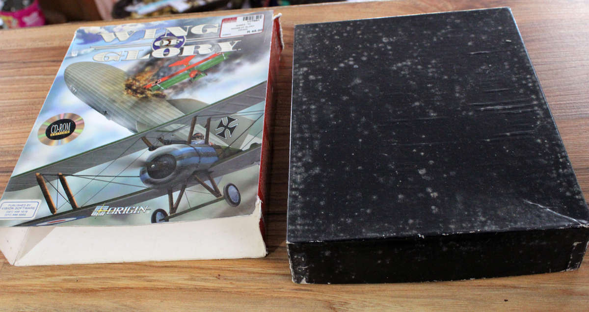 Vintage Big box PC game: Wings of Glory (CD)