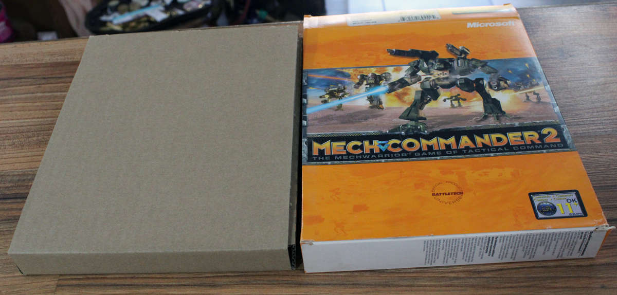 Vintage Big box PC game: Mech Commander 2 (CD)