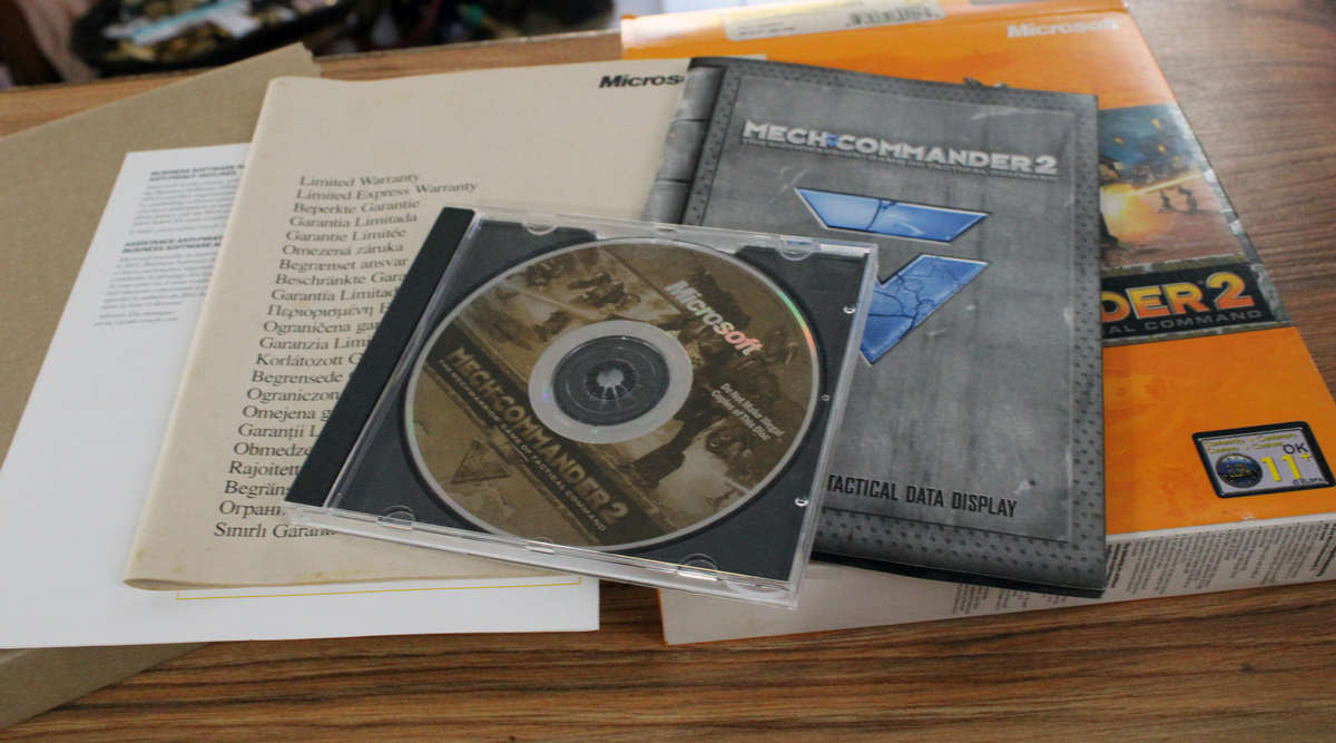 Vintage Big box PC game: Mech Commander 2 (CD)