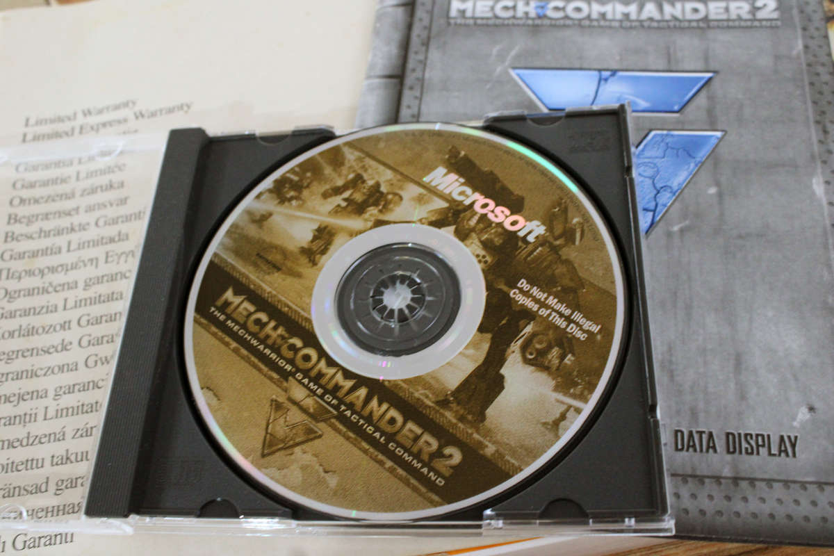 Vintage Big box PC game: Mech Commander 2 (CD)