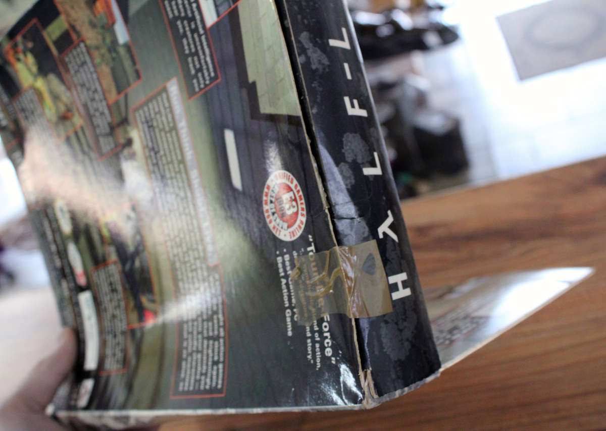 Vintage Big box PC game: Half Life (CD)