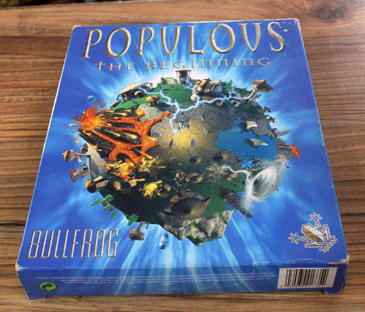 Vintage Big box PC game: Populous (CD)