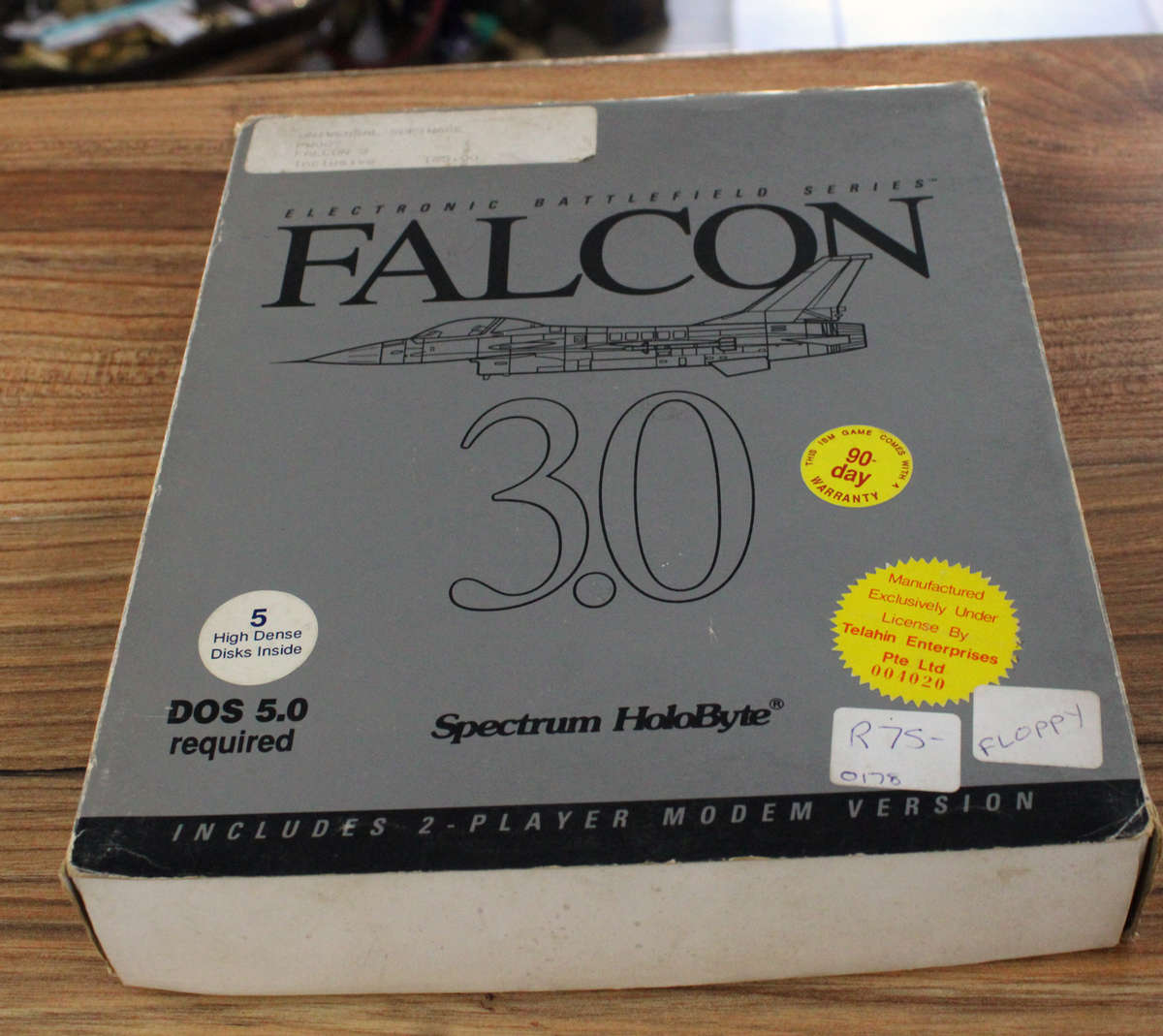 Vintage Big box PC game: Falcon 3.0 (3.5 Floppy)