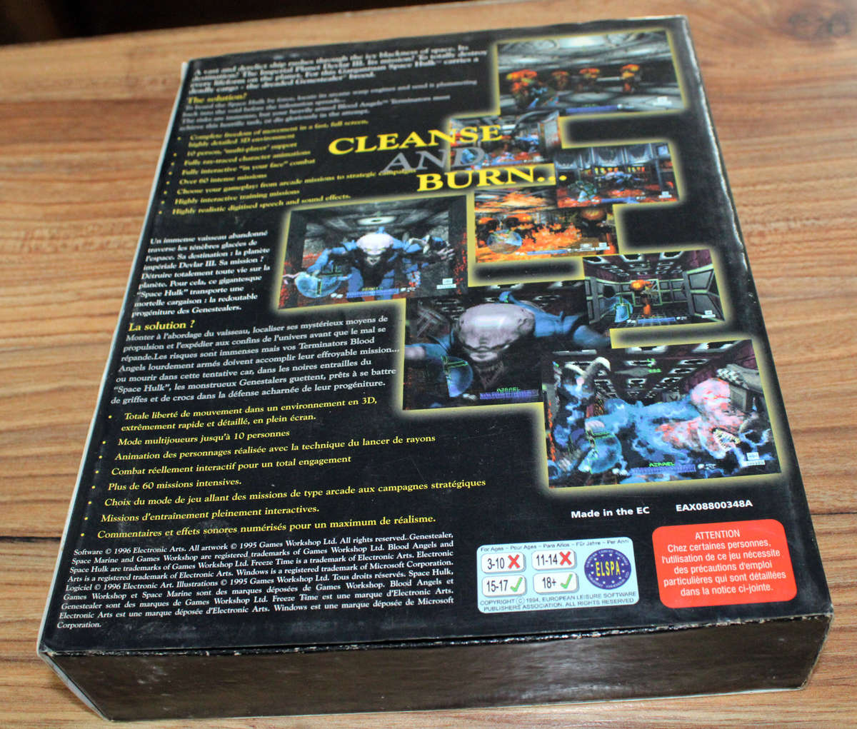 Retro Big box PC game: Space Hulk