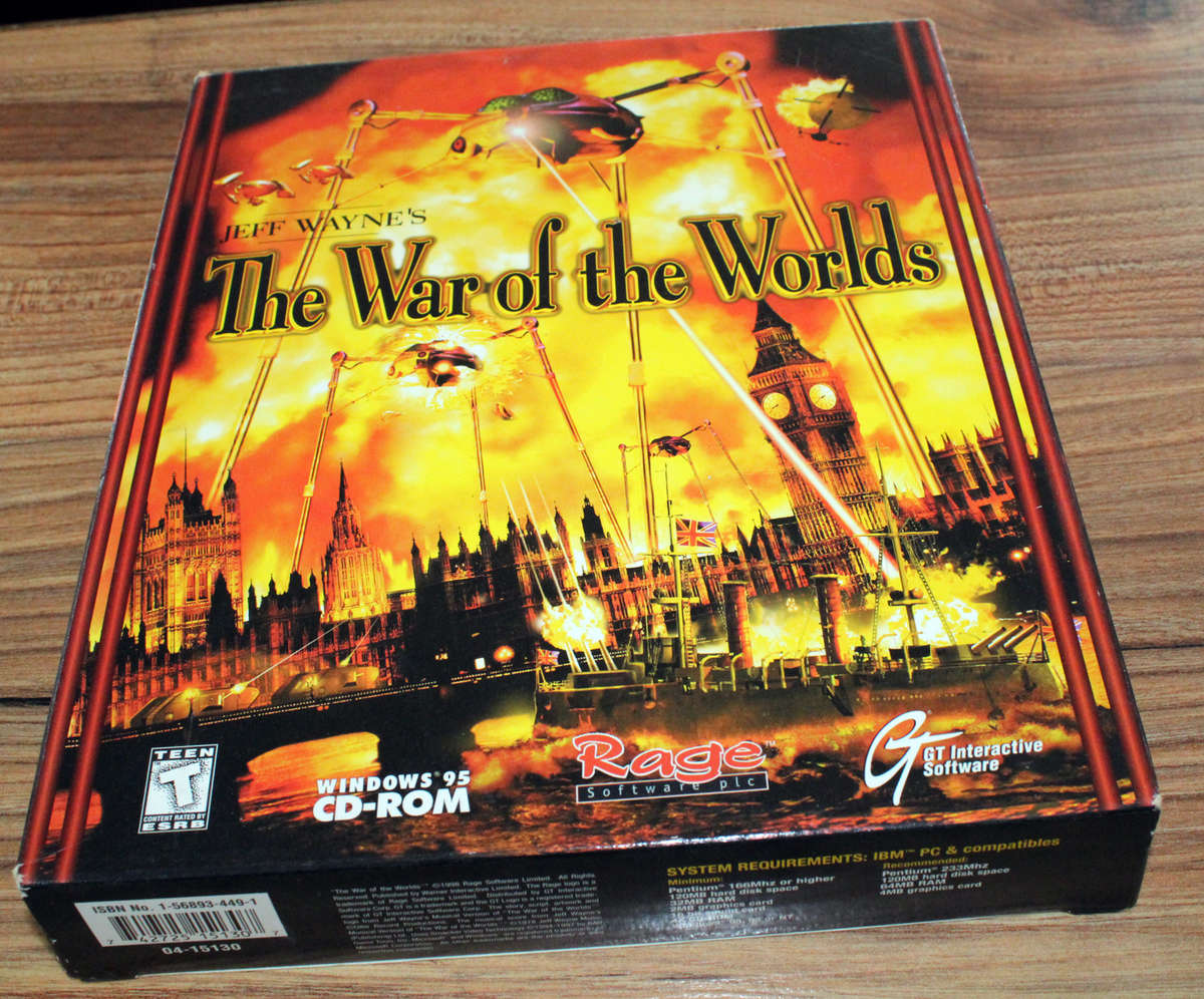 Retro Big box PC game: War of the Worlds