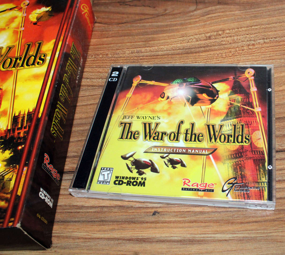 Retro Big box PC game: War of the Worlds