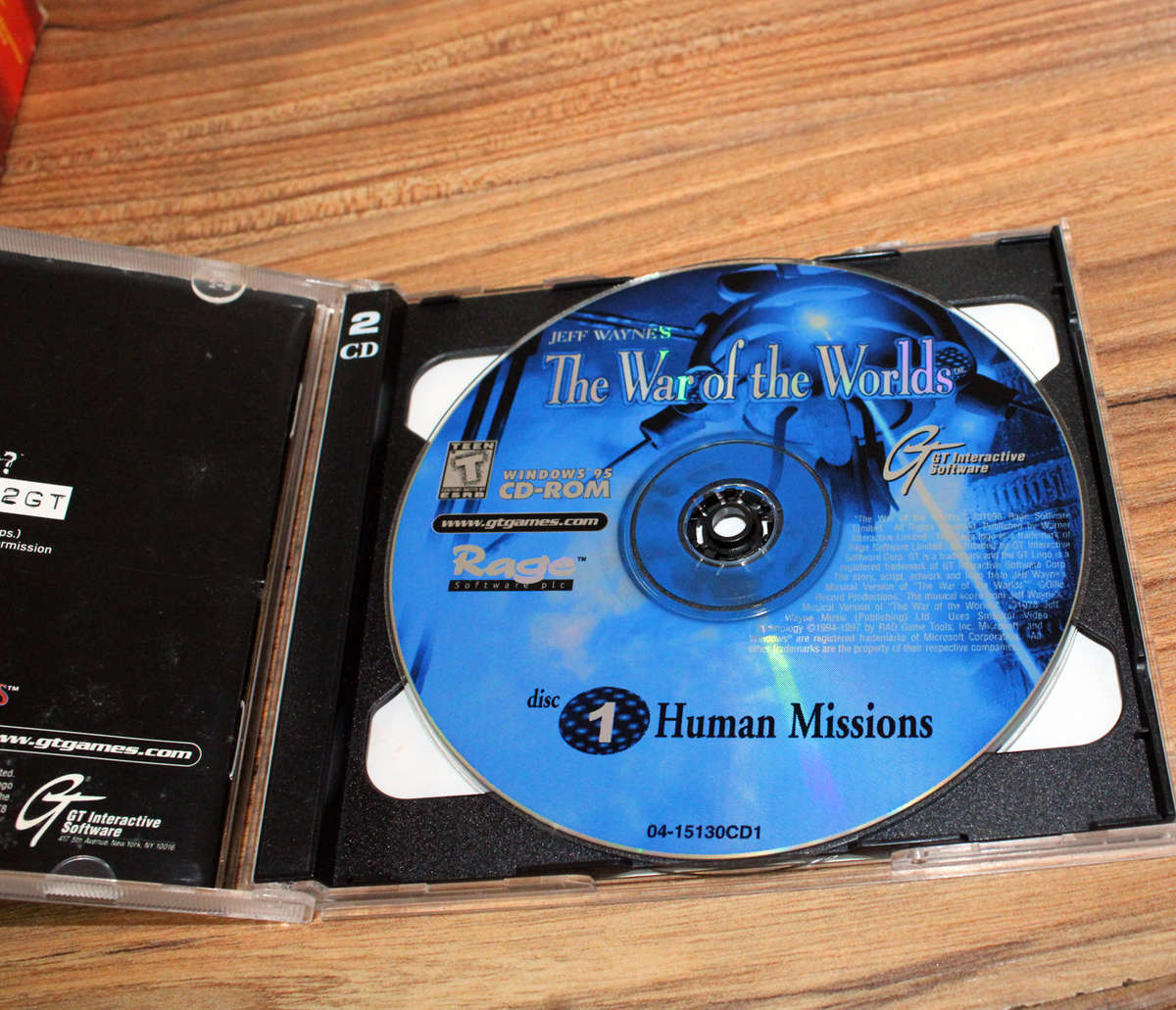 Retro Big box PC game: War of the Worlds