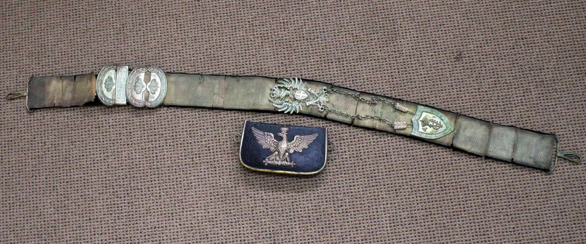 WW2 Italian Officer's sash and ammo pouch