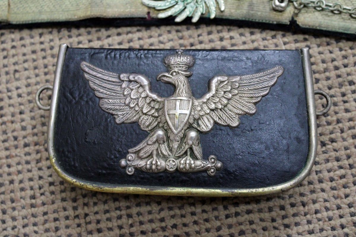 WW2 Italian Officer's sash and ammo pouch