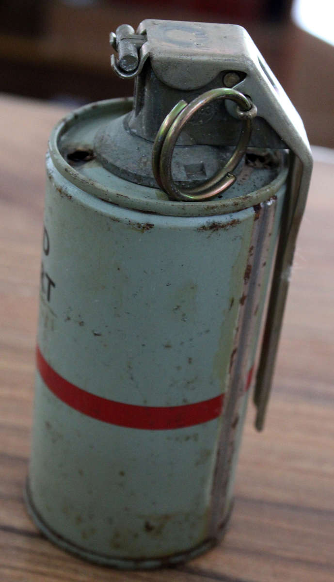 Inert SADF Gas grenade