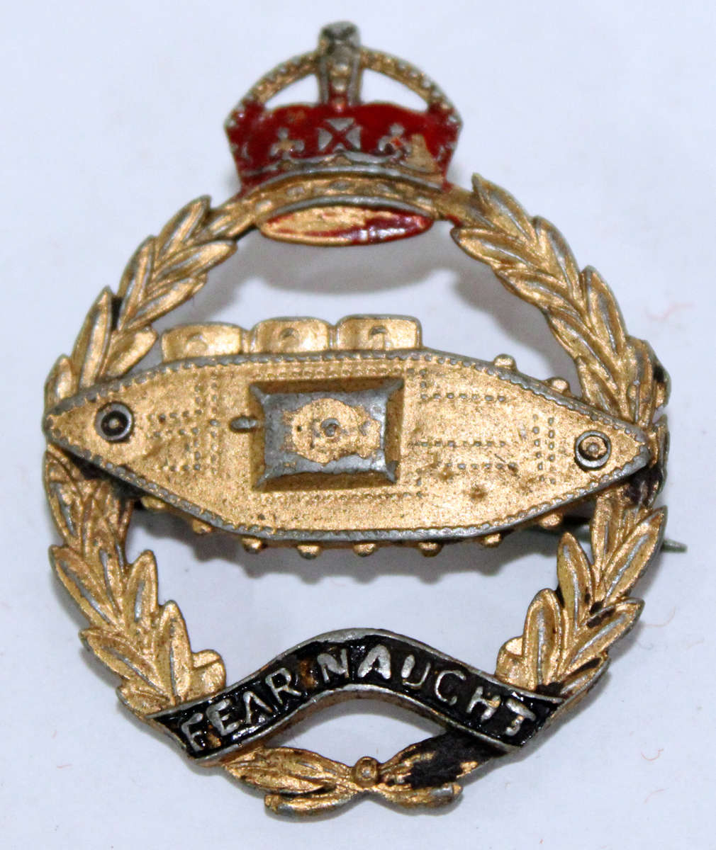 Royal Tank Corps Sweetheart brooch
